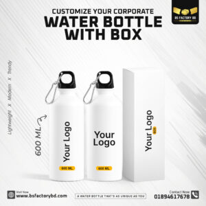 Corporate Customized Aluminum Water Bottle – 600ml
