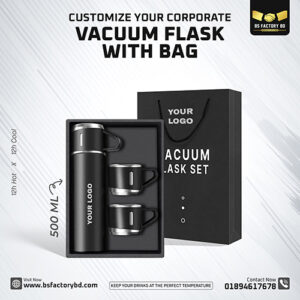 Corporate Customized Vacuum Insulated Thermal Flask Set (3-in-1)