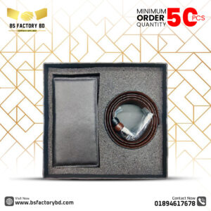 Corporate Premium Gift Set – Long Wallet & Belt (2 in 1)