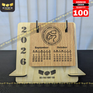 Wooden Desk calendar