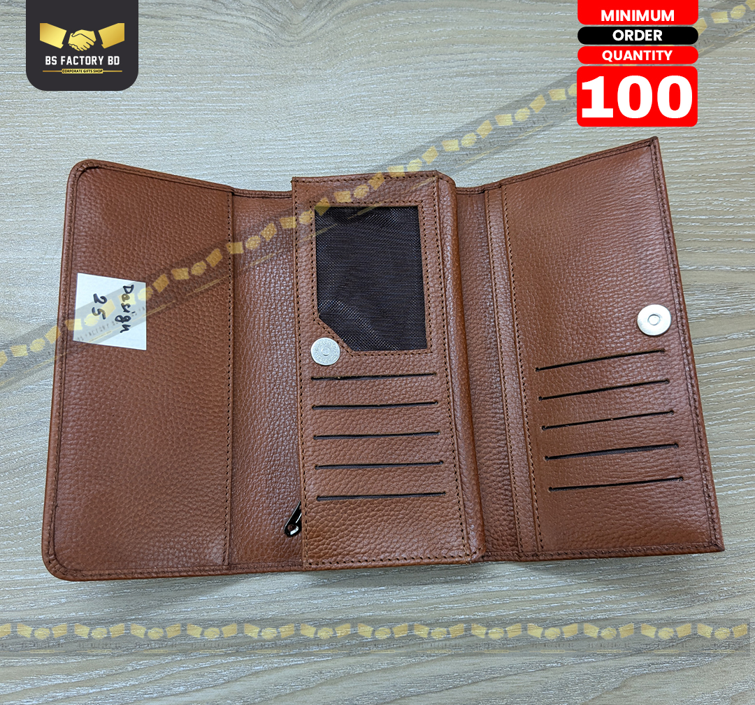 Corporate Customized Pure Leather Wallet Design 25 - Image 4