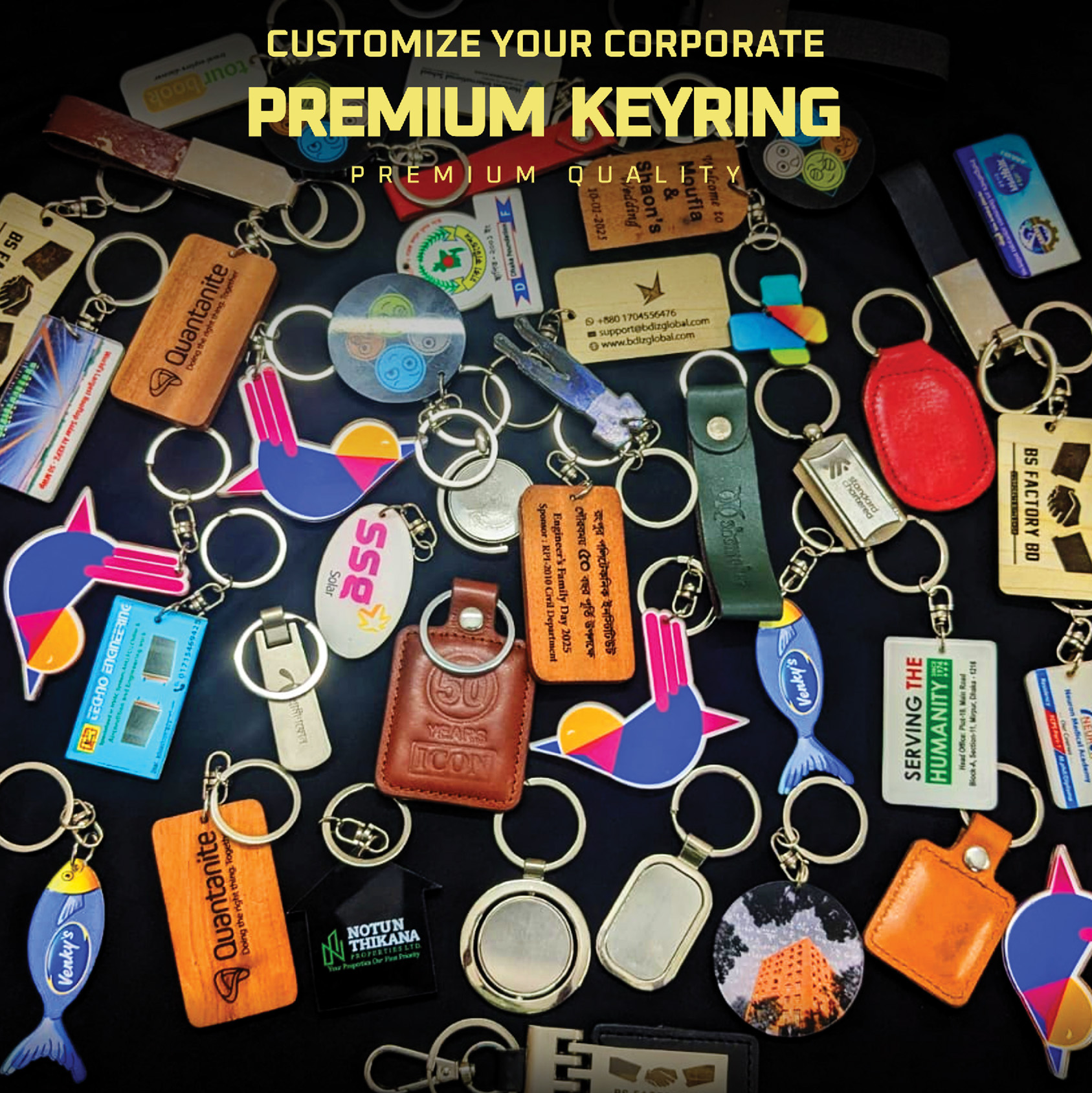 Corporate Customized Key ring