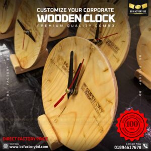 Wooden Desk Clock